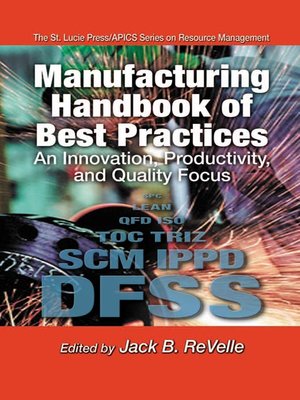 cover image of Manufacturing Handbook of Best Practices